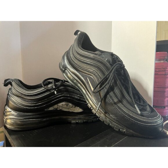 Rare Super Clean Barely worn Nike Air Max 97 Black Terry Cloth